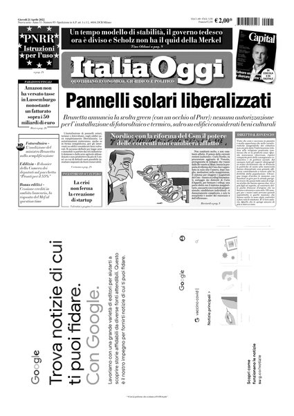 Italia oggi : quotidiano di economia finanza e politica